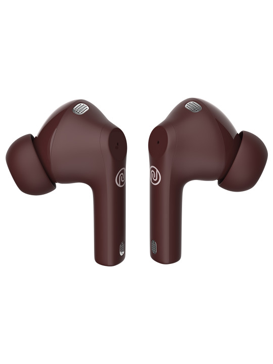 nois noiese buds nero truly wireless earbuds with rubberised finish, quad mic enc & 45h playtime nois noiese buds nero truly wireless earbuds with rubberised finish, quad mic enc & 45h playtime