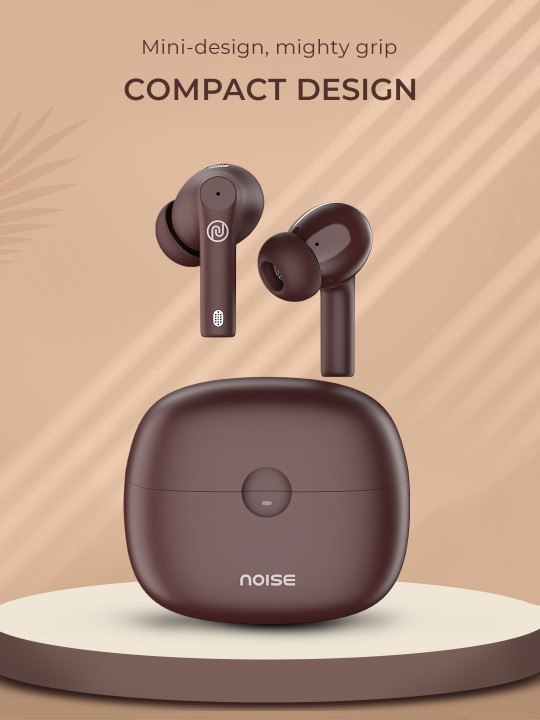 nois noiese buds nero truly wireless earbuds with rubberised finish, quad mic enc & 45h playtime nois noiese buds nero truly wireless earbuds with rubberised finish, quad mic enc & 45h playtime